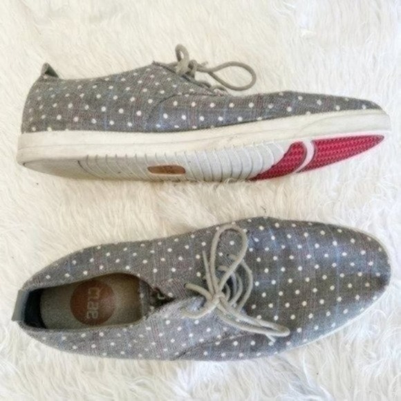 Clae Ellington Textile Polka Dot Sneakers Size 11.5 - Picture 2 of 7